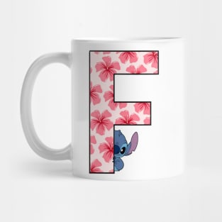 Stitch letter Mug